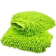 thumbnail image 1 of Manopla de lavado de autos, paquete de 2 - Manopla de lavado de chenilla premium sin rasguños Kit de lavado de autos Accesorios Esponja de trapo Invierno Impermeable Verde claro brillar Juguete, 1 of 3