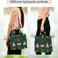 thumbnail image 4 of FORMRS Womens Corduroy Tote Bag Crossbody Shoulder Handbag with Pocket, Christmas Santa Hats, 4 of 7