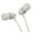 White, variant on Super Bass Noise-Isolation Metal 3.5mm Stereo Earbuds/ Headset/ Handsfree for Alcatel 5, 3X, 3V, 3, 3c (Green) - w/ Mic