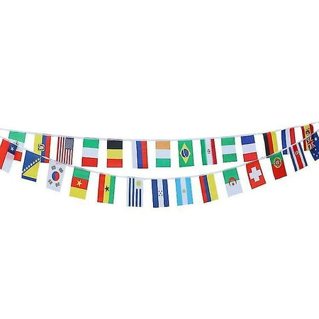 Fifa World Cup All 32 Teams Flags Bunting Football Soccer Banner 9m ...