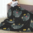 thumbnail image 6 of Salouo Faces Of The Cat Print Bed Blankets,Flannel Blanket Comfortable Air Conditioning Blanket Lightweight Blanket for Sofa Bed Travel & Couch -40"x30", 6 of 8