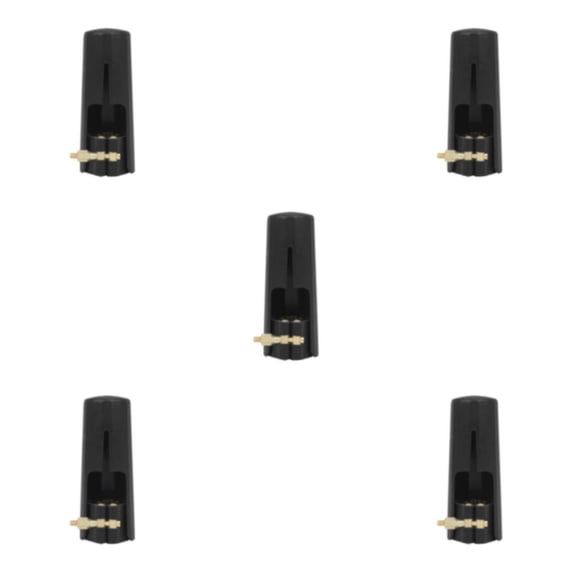 Greeniant Tapa de clarinete de ligadura de cuero profesional sin rebabas junta de Metal equipo de protección buen toque accesorios de música Type2 NO2