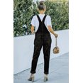 thumbnail image 1 of ABPHQTO Peto denim desgastado negro de mujer, 1 of 5