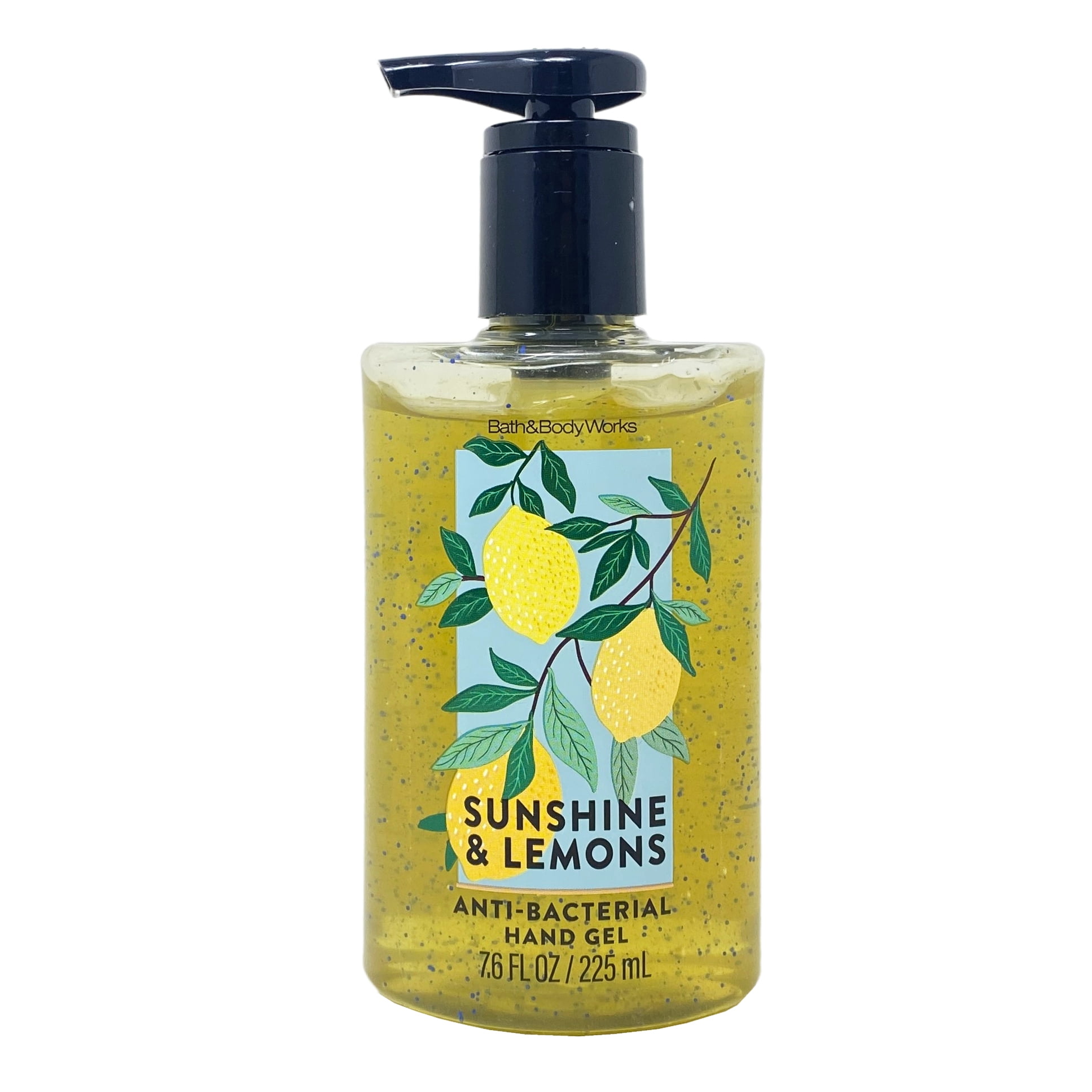 Bath & Body Works Sunshine & Lemons 2 Pack Hand Gel Bundle with a Himalayan Salts Springs Sample Soap