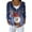 Dark Blue, variant on Women's Fashion Long Sleeve Christmas Snowman Snowflake Print Jacket Cardigan for Holiday Party and Casual Daily Wear,Purple,2XL