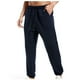 thumbnail image 1 of Pantalones largos para hombre, lisos, informales, con cintura elástica y bolsillos, deportivos, 1 of 7
