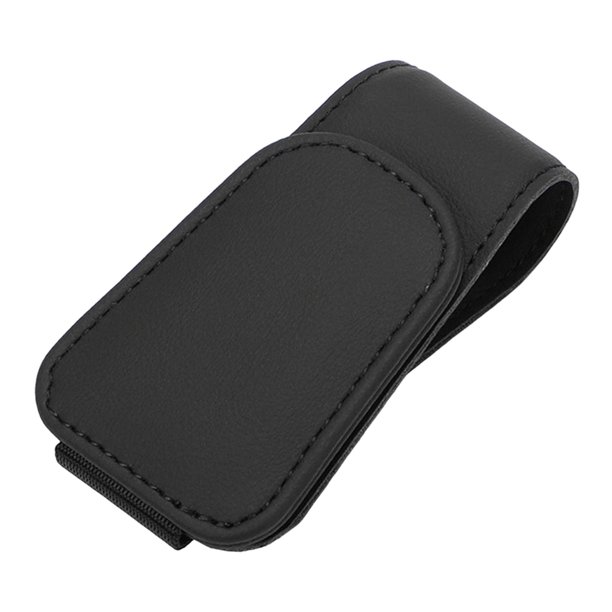 Soporte para gafas de coche, para gafas con visera de coche, colgador para gafas, Clip para tarjeta de billete Negro Macarena Titular de la lente