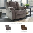 thumbnail image 3 of Signature Design by Ashley Tulen Rocker Recliner in Gray, 3 of 13