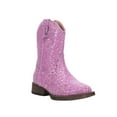 thumbnail image 2 of Roper Girls Glitter Galore Square Toe Cowboy   Mid Calf Boots, 2 of 5