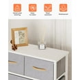 thumbnail image 4 of Pellebant Light Gray 7 Drawers Vertical Dresser Storage Tower Chest, 4 of 8