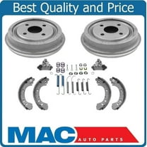 Fits 91-02 Saturn SC SL Brake Drums Shoes W Brake Springs W Cylinders