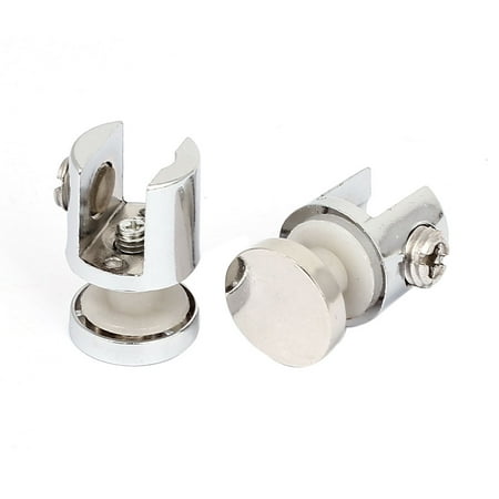- Zinc Alloy 10mm Thick Glass Shelf Board Clip Clamp Holder Support Bracket 2pcs