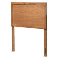 thumbnail image 1 of Baxton Studio Raya Mid-Century Modern Walnut Brown Finished Wood Twin Size Headboard, 1 of 4