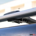 thumbnail image 4 of Roof Rack Cross Bars Luggage Carrier for Mitsubishi Montero 1999-2006 Black 2Pcs, 4 of 12