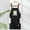 Chiikawa Black, variant on Chiikawa Hand-wiping Apron Cooking Oil-proof Waterproof Household Kitchen Work Clothes Men Women Cartoon Sleeveless Pocket Apron