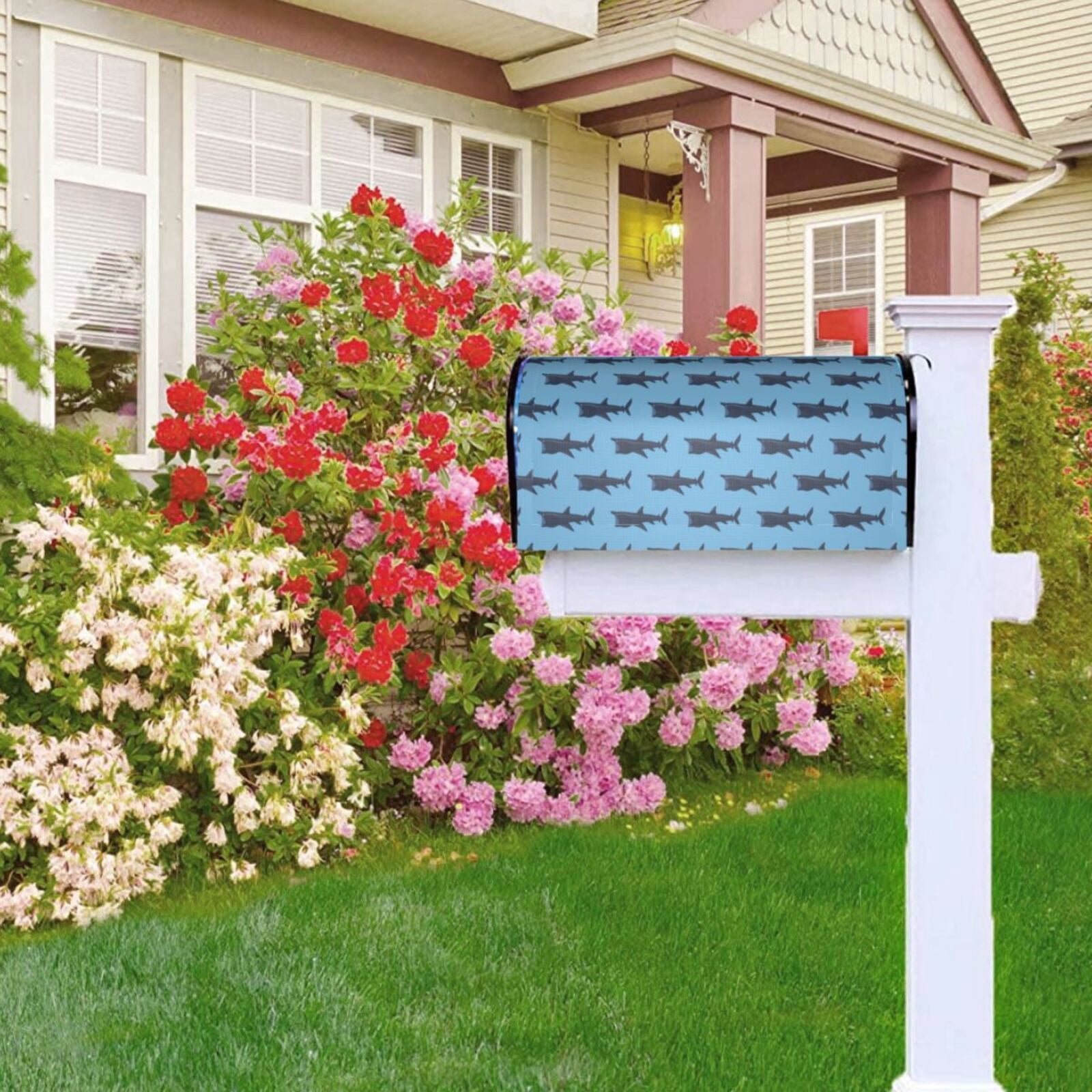 Kdxio Magnetic Mailbox Cover 21x18 in Mailbox Cover Outdoor Decoration Holiday Mailbox Covers for Home Garden Yard-21x18 in