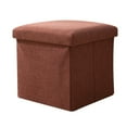 thumbnail image 2 of EGNMCR Closet Organizers and Storage, Storage Trunks & Bag Multifunctional Storage Stool Can Sit, Storage Stool, Home Color Combination Fabric Folding Storage Box, Shoe Changing Stool clothes storage, 2 of 3