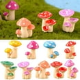 thumbnail image 2 of 1Pc Resin Cute Cartoon Mashroom Garden Bonsai Miniature Landscape Crafts Decor by Mightlink, 2 of 7