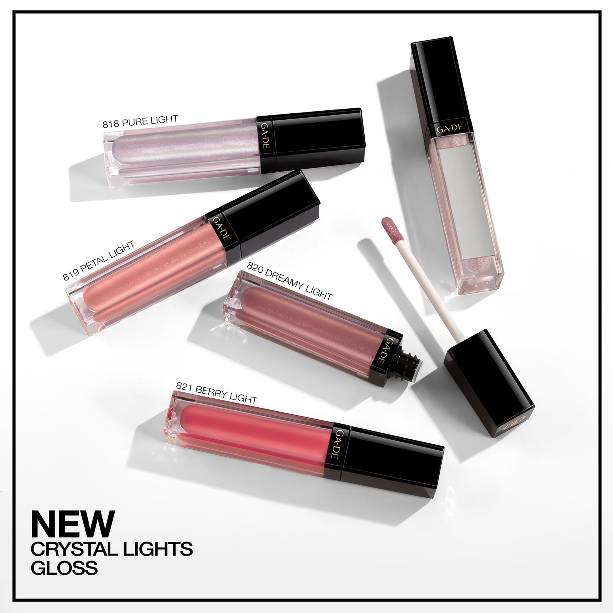 Crystal Lights Lip Gloss 514 Von GA-DE – 0,2 Oz, Glänzender Lipgloss Mit Kristall-Perlen