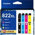 thumbnail image 1 of Cartuchos de tinta 822XL de repuesto para Epson 822XL. Pack combinado de 4 cartuchos de tinta Epson 822XL para usar con las impresoras Workforce Pro WF-3820, WF-4820, WF-4830 y WF-4833., 1 of 5
