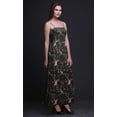 thumbnail image 6 of Bimba Dry Leaves & American Goldfinch Bird Print Summer Holiday Maxi Tube Smocked Dress-XXX-Large Black, 6 of 7