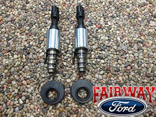 Ford OEM 5.4L 3V VCT Control Solenoid x2 /& Valve Cover Seal Gaskets x2