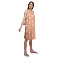 thumbnail image 3 of Moomaya Cotton A-Line Sleepwear For Ladies Round Neck Button Placket Nightdress, 3 of 6