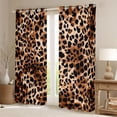 thumbnail image 2 of Castle Fairy Leopard Print Black Out Curtains,Cheetah Curtains Pack of 2 (42x63 Each), 2 of 6
