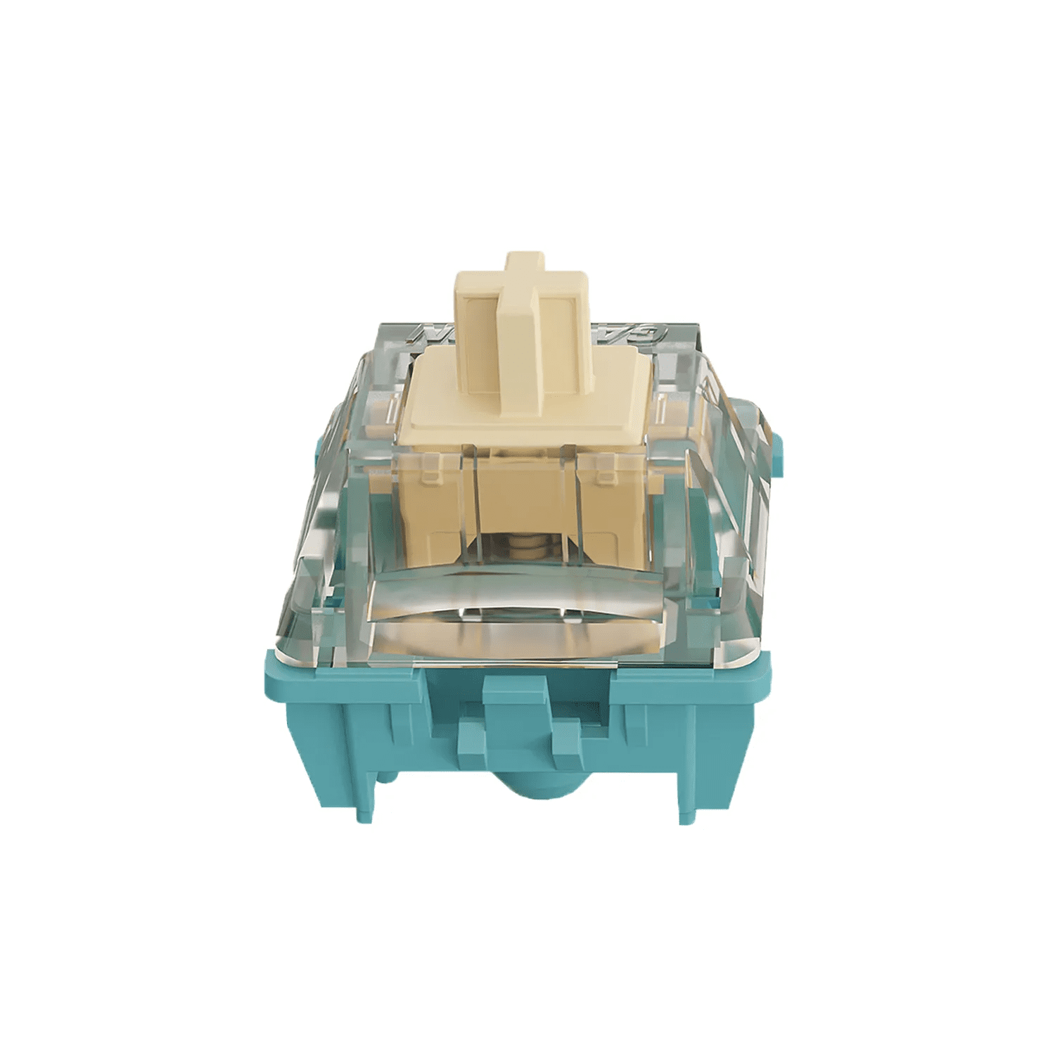 GATERON Dual-rail Lunar Probe Linear Switch Set, 45gf 22mm Double-Stage Spring POM Stem Mechanical Keyboard Switches (35PCS)