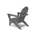 thumbnail image 5 of POLYWOOD Vineyard Outdoor Adirondack Chair in Slate Grey, 5 of 5