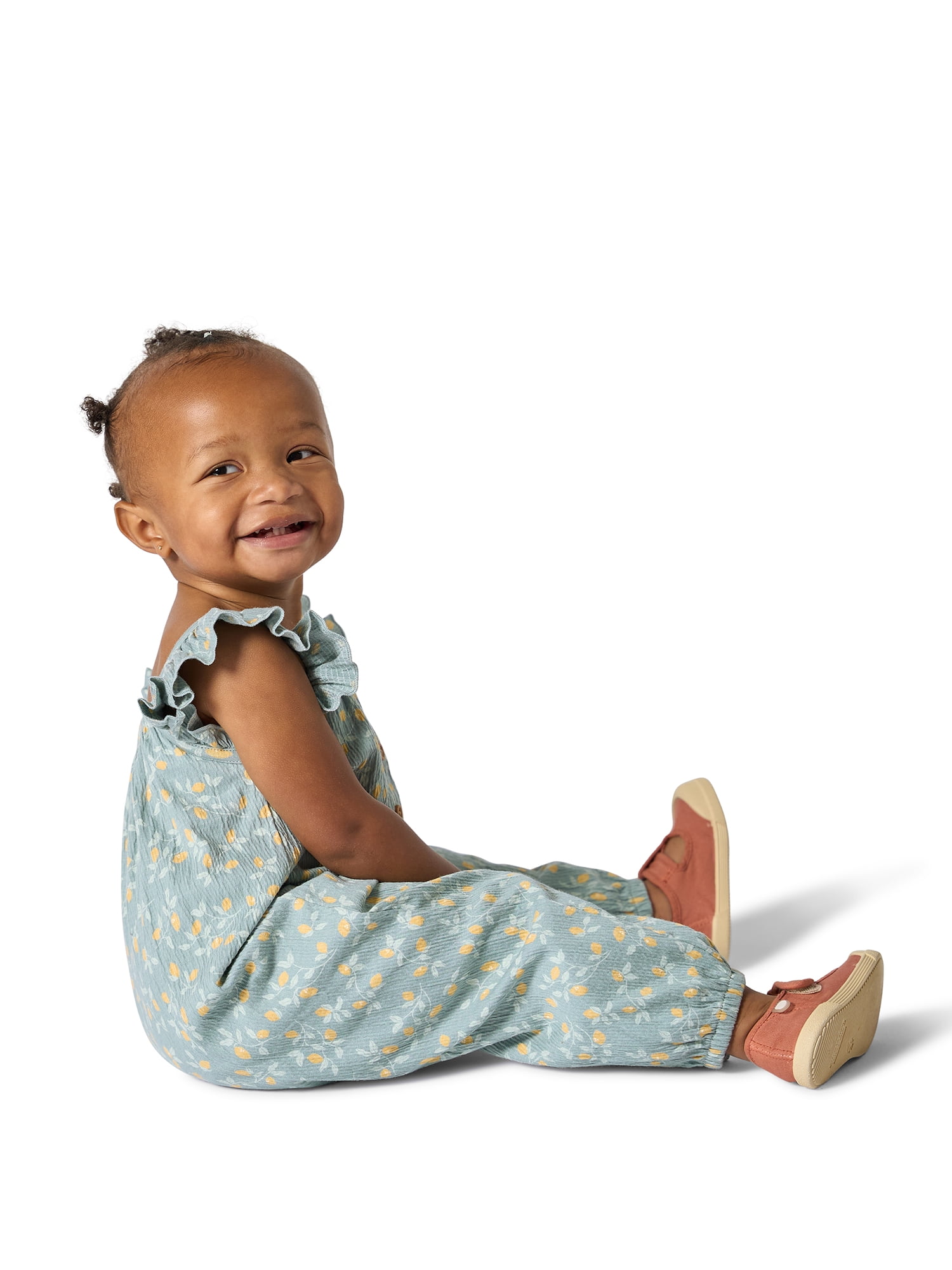 Modern Moments by Gerber Baby Girl Long Leg Romper, Sizes 0/3 Months - 24 Months