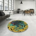 thumbnail image 4 of Ahgly Company Machine Washable Indoor Rectangle Transitional Charcoal Black Area Rugs, 7' x 10', 4 of 7