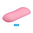 thumbnail image 3 of Uxcell Mouse Wrist Rest Mouse Wrist Support Ergonomic Mouse Pad Cushion Comfortable Memory Foam, Pink 2 Pack, 3 of 5