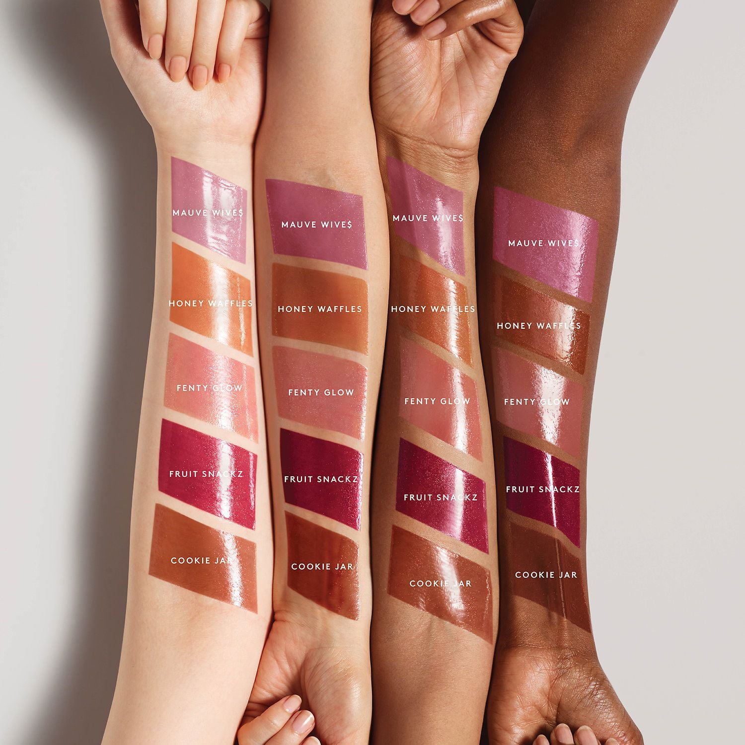 Fenty Beauty Gloss Bomb Cream Color Drip Lip Cream 0.3oz Mauve Wive$ 01 New