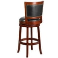 thumbnail image 4 of Emma + Oliver 30"H Dark Cherry Wood Barstool with Swivel Seat, 4 of 4