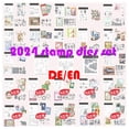 thumbnail image 2 of Troqueles de sellos de Navidad, Mini catálogo de 2023, alemán, inglés para hacer tarjetas, suministros de álbum de recortes, troquel de estampado artesanal, 2 of 4