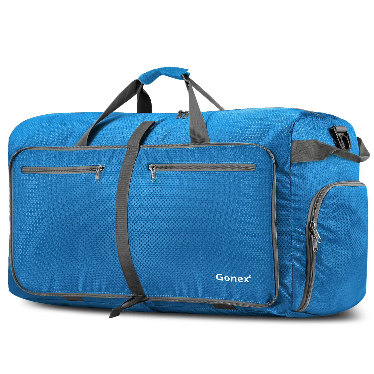 Gonex 100L Foldable Travel Duffle Bag, Extra Large Luggage Duffel blue - 0 - 0
