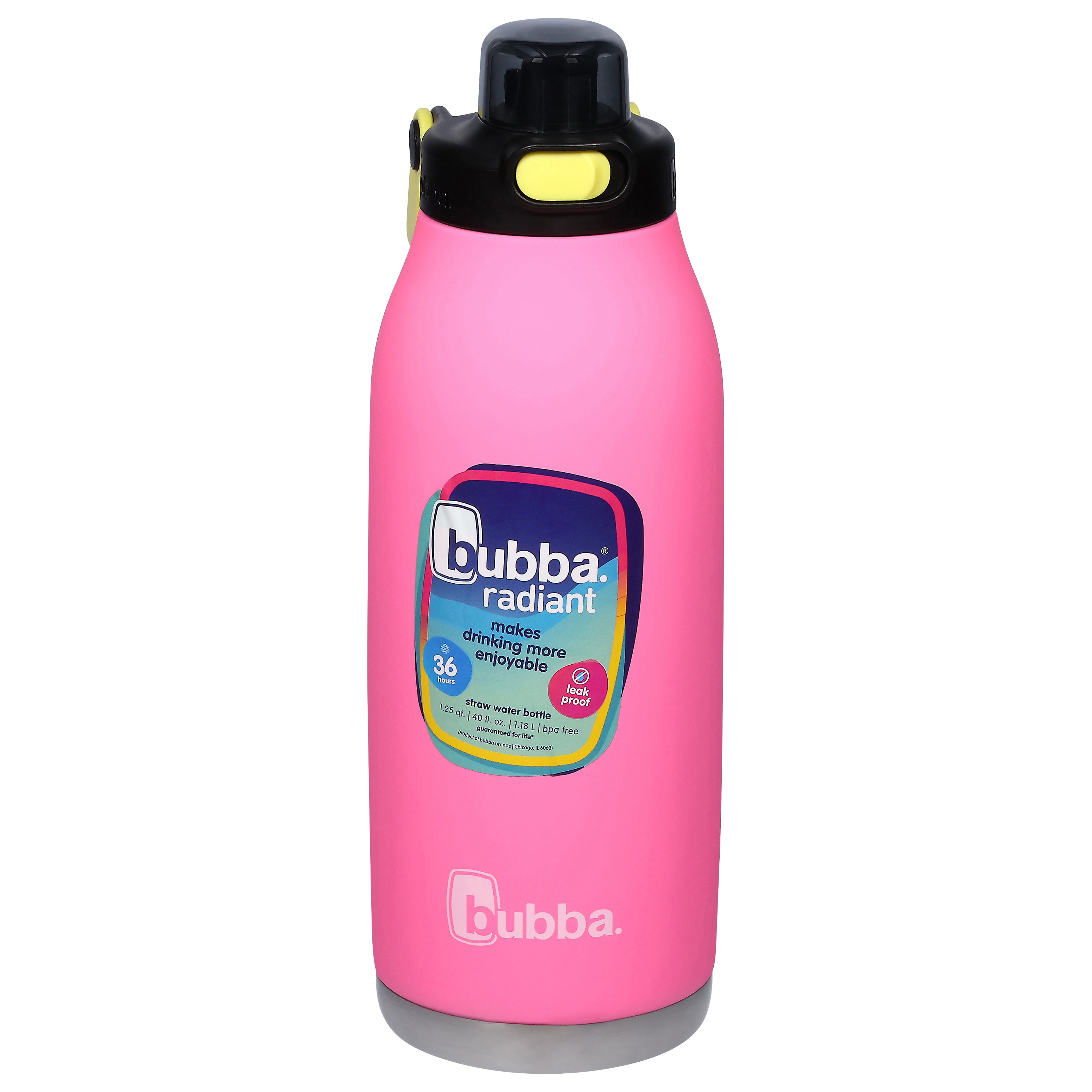 Bubba 40 oz. Radiant Stainless Steel Water Bottle w/ Straw Lid