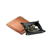 Royce Leather - Case for jewelry - nappa leather - black, tan