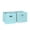 2 Aqua Bins, variant on 2026 new Turquoise Collapsible Fabric Storage Cubes 2 Pack Foldable Bins with Handles for Closet Bedroom Playroom Home Storage