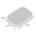 thumbnail image 3 of TIMIFIS Car Portable Makeup Mirror, Car Driver And Passenger Sunshade, Vanity Mirror, LED Light, Contact Control Makeup Mirror, High-definition Makeup Mirror -, 3 of 7