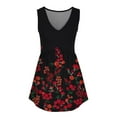 thumbnail image 5 of Aloohaidyvio Tops for Women,Fashion Womens Summer V-Neck Sleeveless Print Casual Tank Top Blouse, 5 of 6