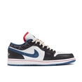 thumbnail image 4 of Zapatillas de baloncesto Nike Original Air Jordan 1 Low Fashion de caña baja, antideslizantes, resistentes al desgaste, para hombre, en color blanco y negro, 4 of 5