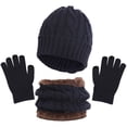 thumbnail image 2 of Winter Set for Seniors Easy On Off Knit Cap Scarf Gloves Soft Gentle on Skin Scarf a Hat Gloves, 2 of 5