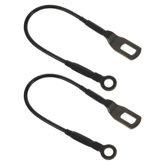 WORGEOUS 2pcs Tailgate Cable Assembly for Pickup Trucks, 2pcs Rear Tailgate Support Straps with Bolts, Suitable for Truck Tailgate Cable Replacement and Lift Gate Support