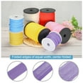 thumbnail image 4 of Uxcell 1" Double Fold Bias Tape Polyester Continuous Bulk Bias Tape for Sewing Seaming Purple 55 Yards, 4 of 6