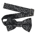 thumbnail image 4 of Imperial Silver Black Boys Satin Vest Spencer J - Boys 5-6, 4 of 6