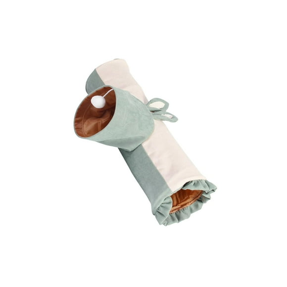 Guardoinrt Tunnel pour Cochon d'Inde Jouet Pliable 3 Voies Cachette pour Hamster Lapin Rose Lapin Vert