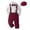 /c46Red111, variant on CUZIBR Baby Boys Suit Outfits Formal Tuxedo Set Long Sleeve Romper Suspenders Pants Hat 4 PC Stars Graphic Gentleman Photo Clothes,Red,3-6 Months