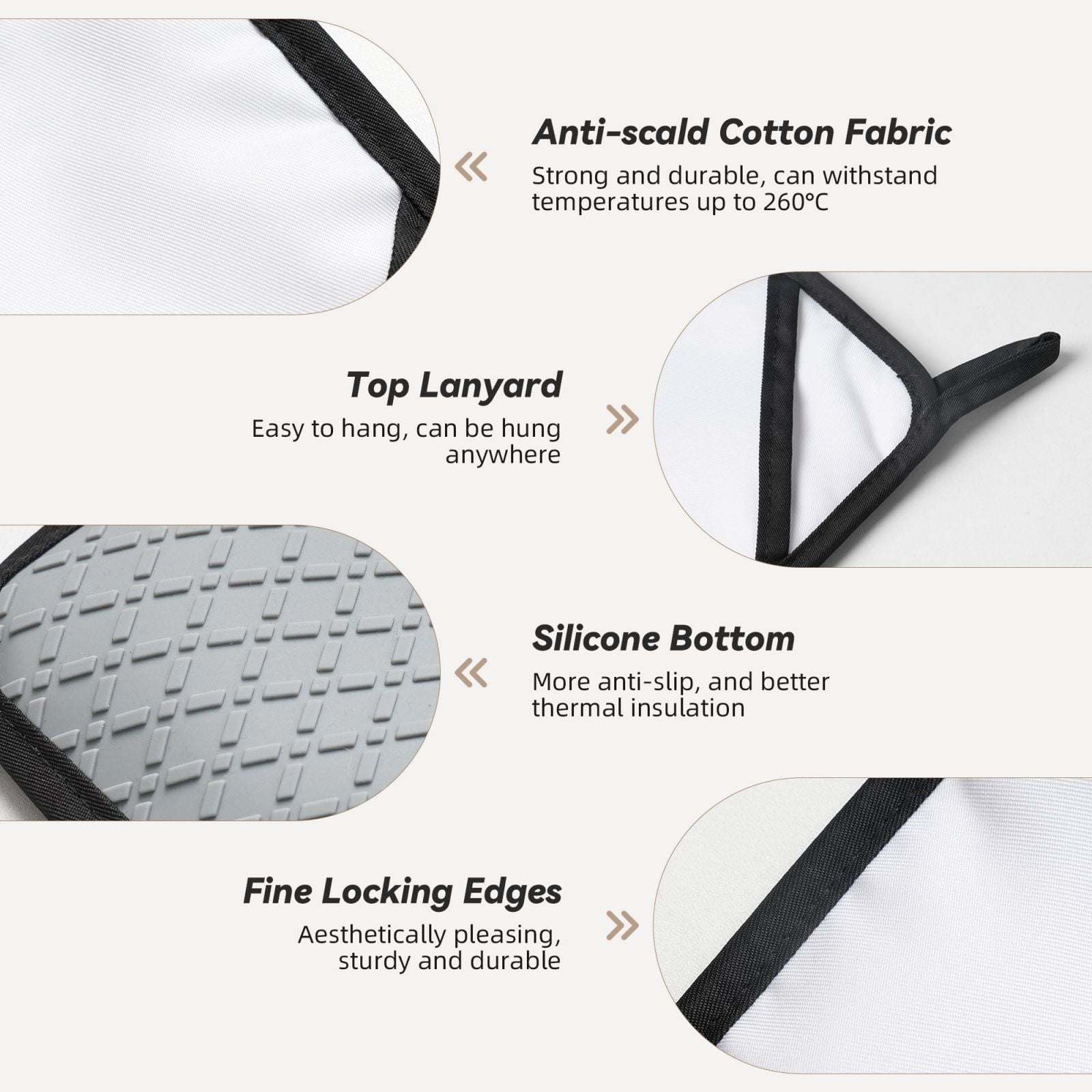 Xecao Olive Picking for Silicone Trivet Mats - Heat Resistant Pot Holders, Multipurpose Non-Slip Hot Pads
